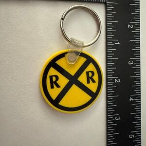 Operation‎ Lifesaver Keychain Railroad Crossing Yellow Safety